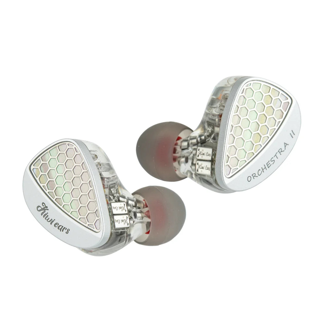 Silver HiFi In-Ear Earphones 10BA Noise Isolation