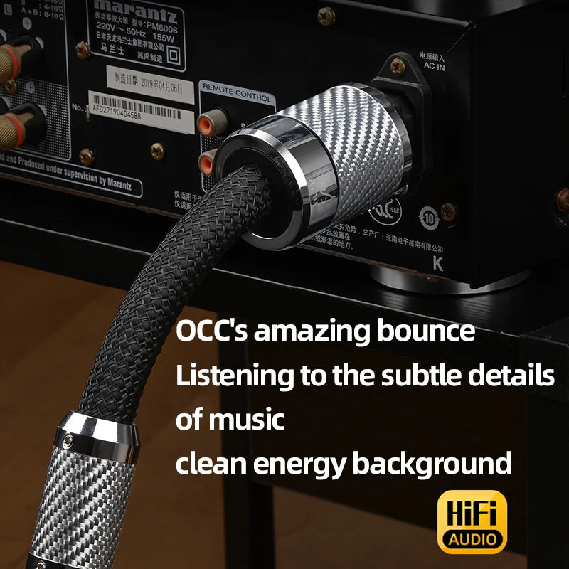 3m Long HiFi Power Cable for Amplifiers
