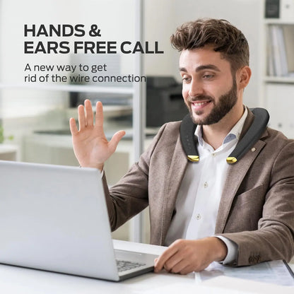 Bluetooth Neckband Speaker with Hi-Res Audio & Mic