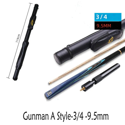 57 Inch White Ash Billiard Cue Stick 10mm Tournament Set