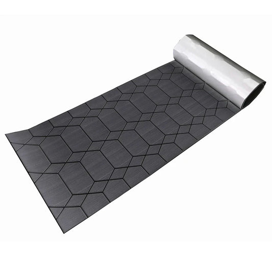 Large Black Grey Heavy Duty EVA Foam Hexagon Pattern