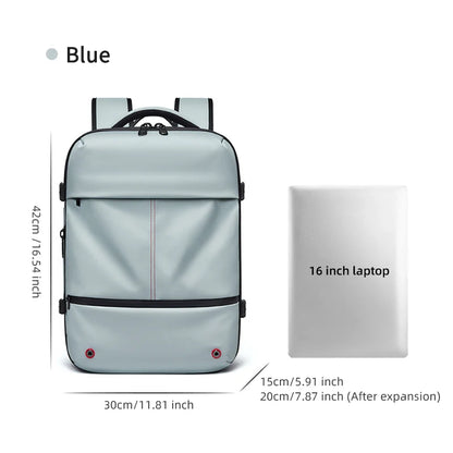 Smart Travel Compression Backpack 16 Inch with Pump