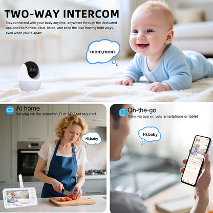 Smart 4.3 Inch Baby Camera with Remote View & VOX
