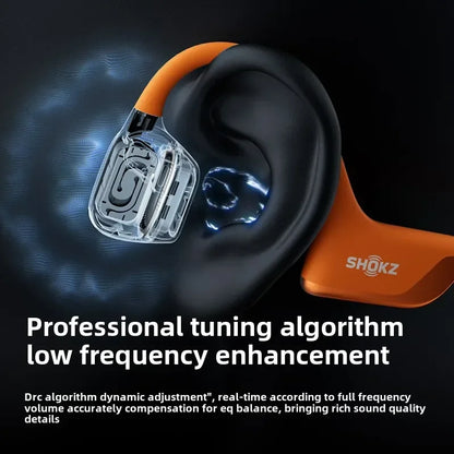 Bluetooth Bone Conduction Headphones for Running and Cycling Black