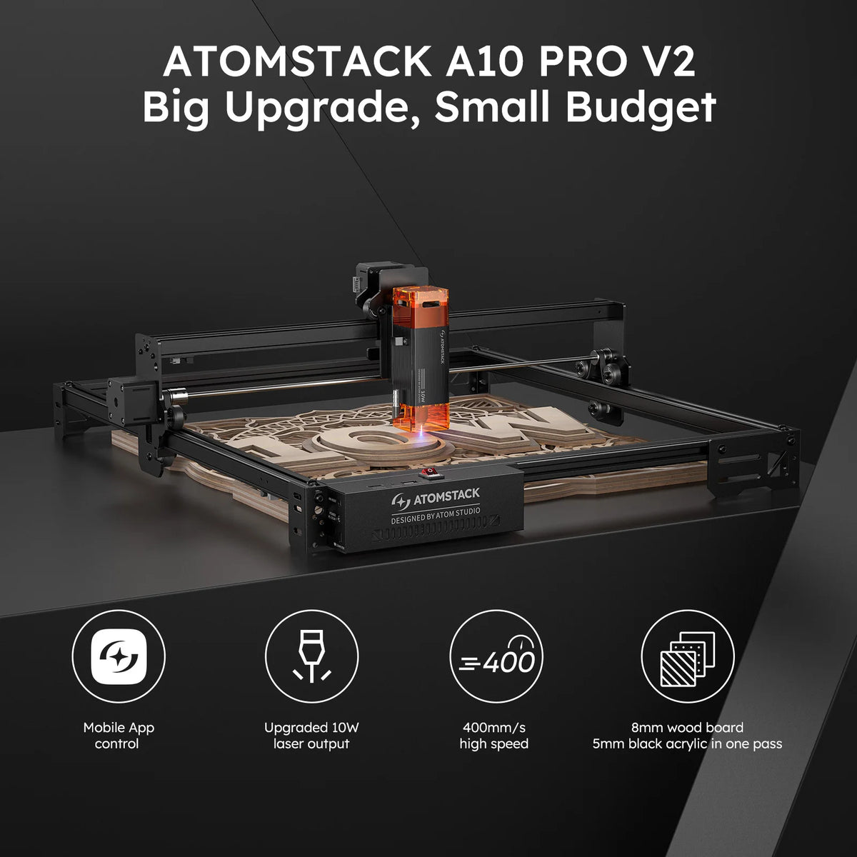 12W CNC Laser Engraving Machine Wood Cutter