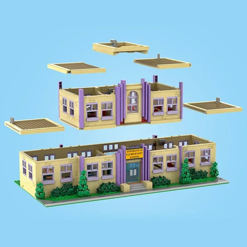 Large Modular Architecture Model Building Brick Toy Set