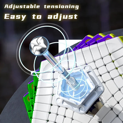 9x9x9 Megaminx Dodecahedron Puzzle Magnetic & Stickerless