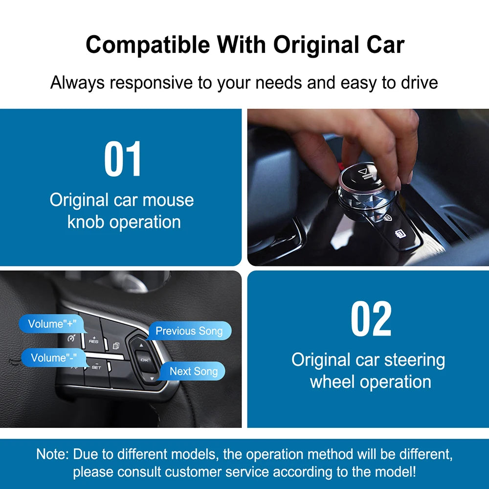 Wireless CarPlay Android Auto Adapter for BMW NBT