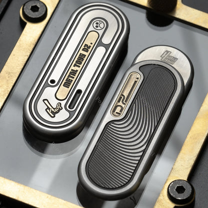 Stainless Steel Mechanical Push Slider EDC Fidget Stress Toy