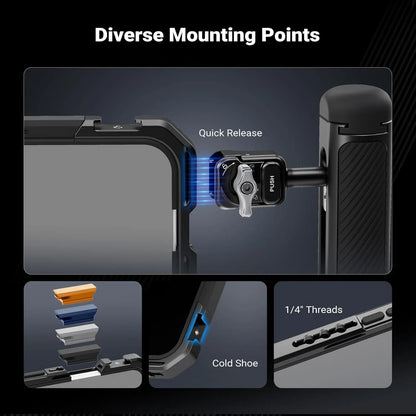 iPhone 17 Pro Max Camera Cage Kit 67mm Filter