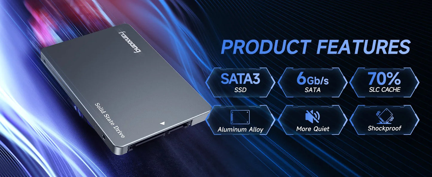 2TB 2.5" SATA SSD Up to 560MB/s Speed