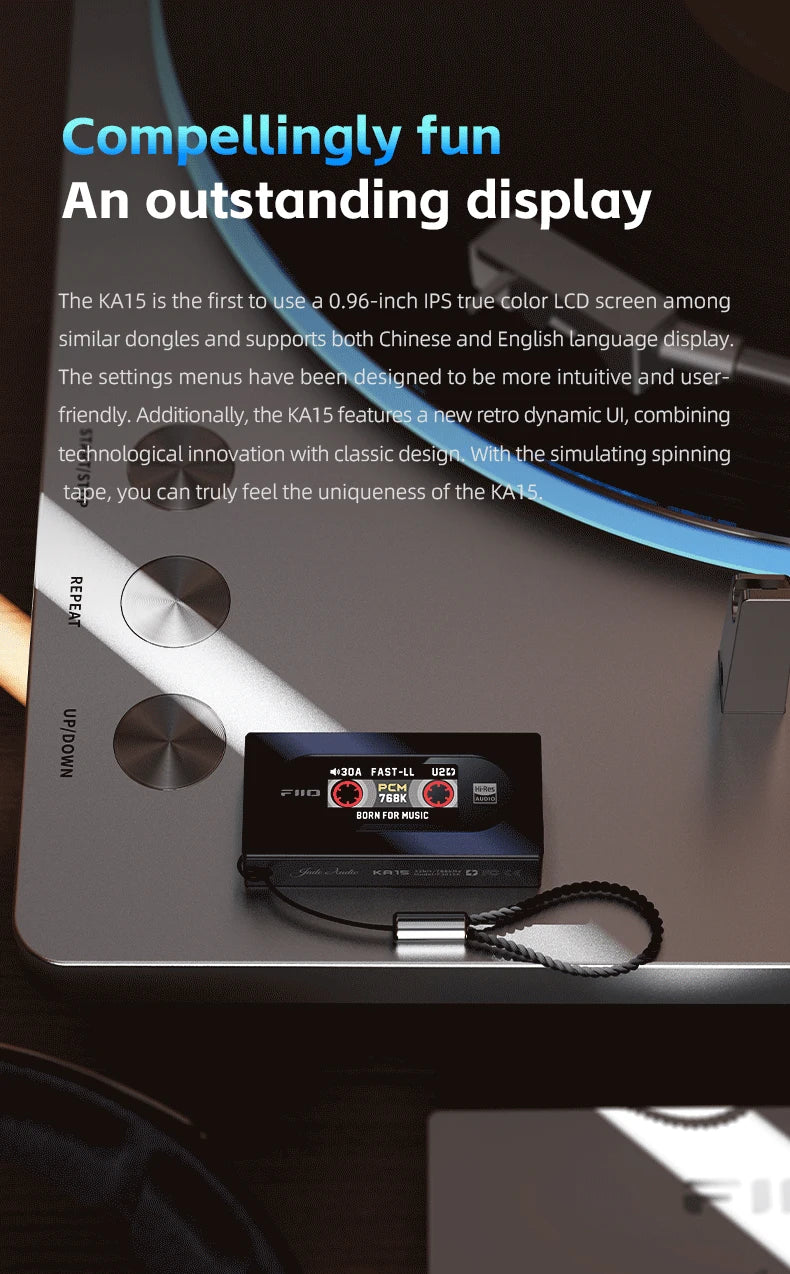 Portable Hi-Res USB DAC Amplifier 3.5mm 4.4mm Outputs