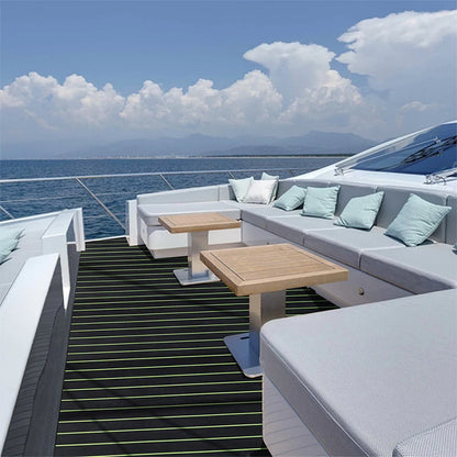 Self Adhesive Marine Flooring Faux Teak EVA Foam Sheet