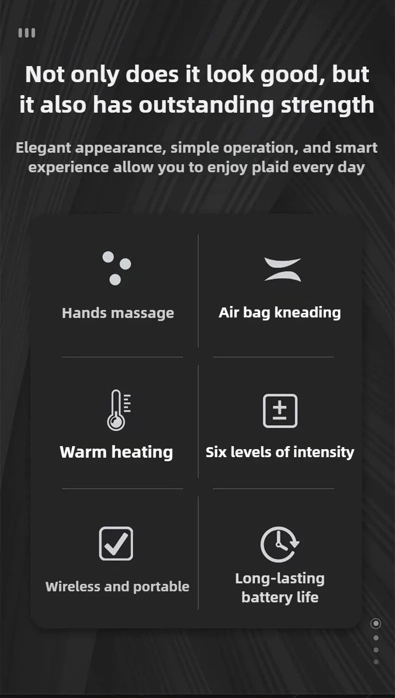 Electric Hand Massager for Wrist Palm and Finger Relief