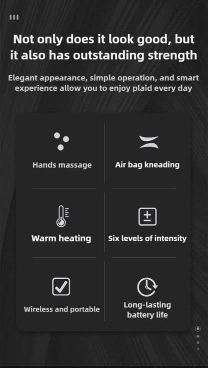 Electric Hand Massager for Wrist Palm and Finger Relief