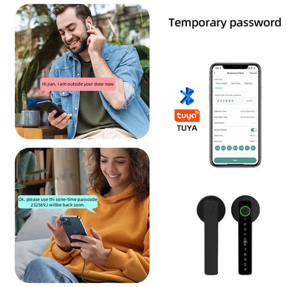 Smart Fingerprint Door Lock with Keypad and App Control