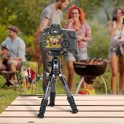Portable Carbon Fiber Mini Camera Tripod Lightweight Travel Table Stand