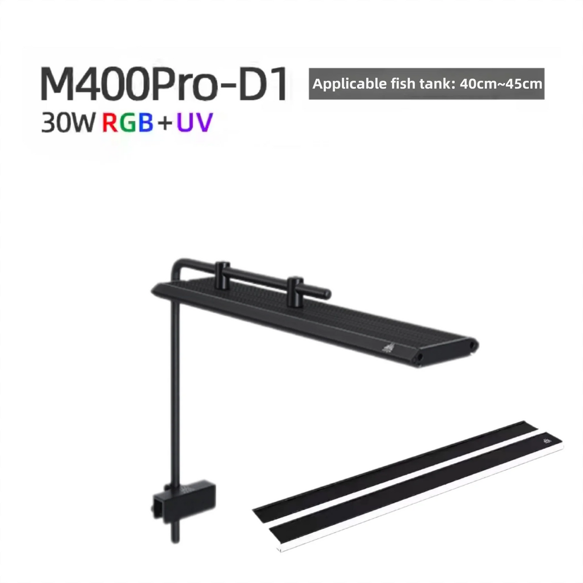 Full Spectrum RGB+UV Aquarium LED Light with App Control