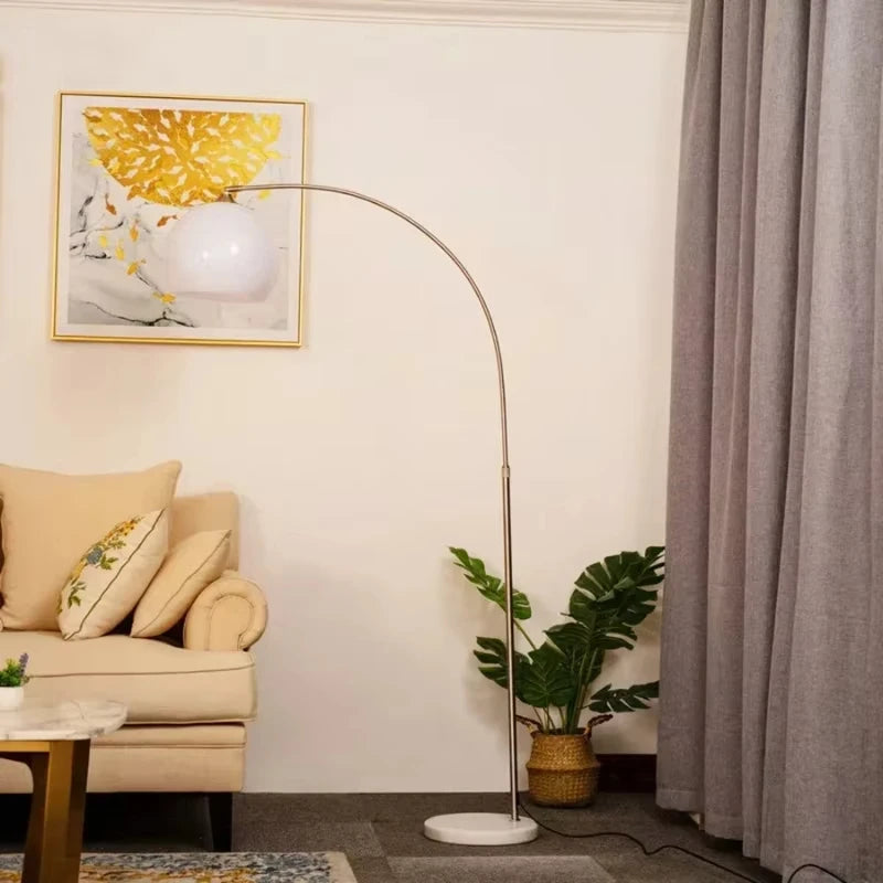 Minimalist Floor Lamp White Medium with 3 Color Mood Switch