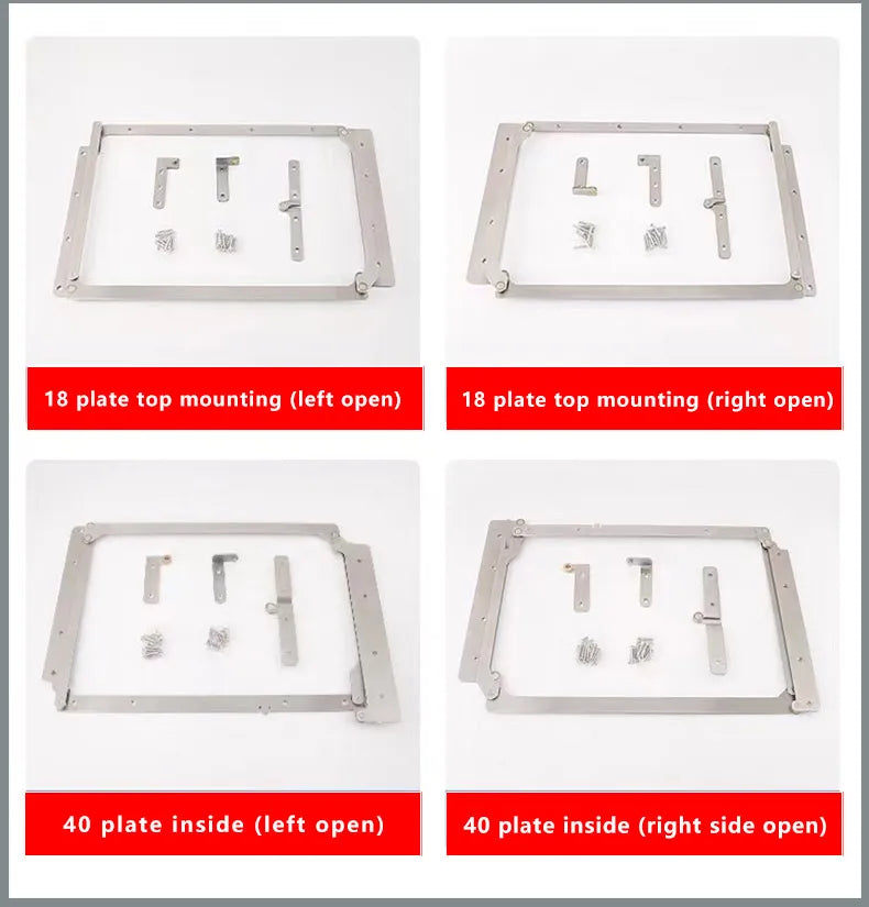 40mm Left-Hinged Folding Door Hardware Connector Accessory