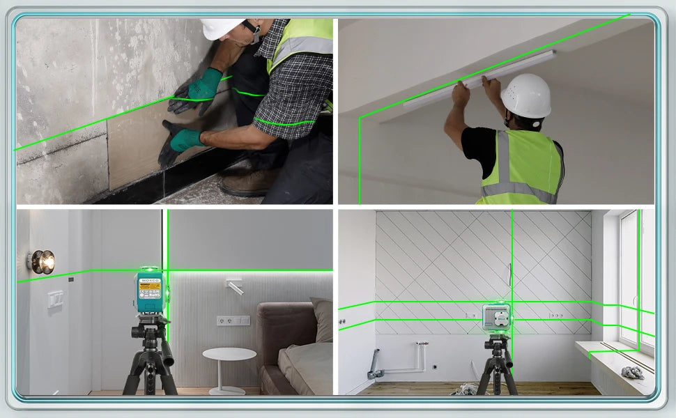 16 Line 4D Green Laser Level