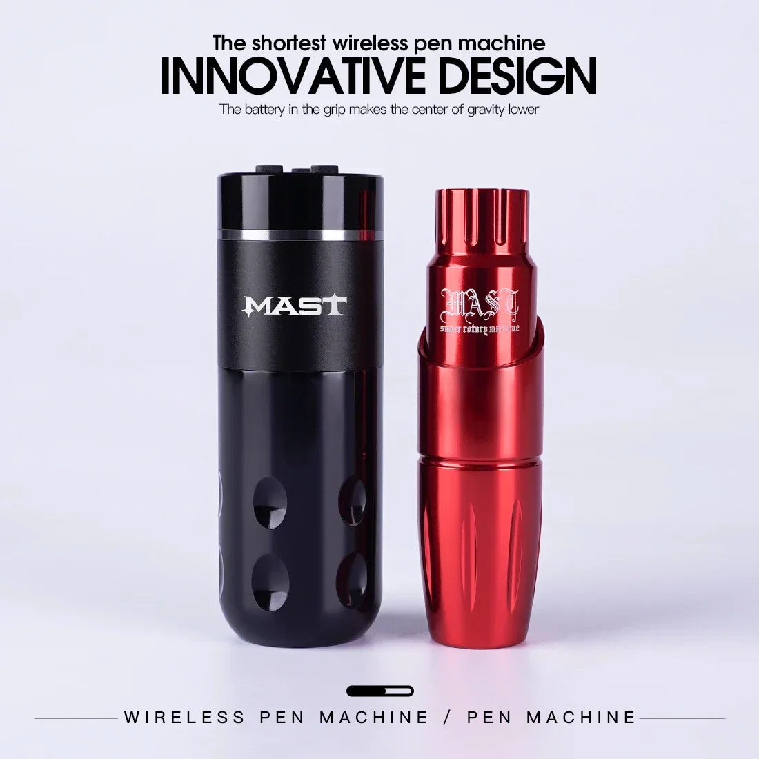 Professional Wireless Tattoo Pen Brushless Motor 1520mAh Battery