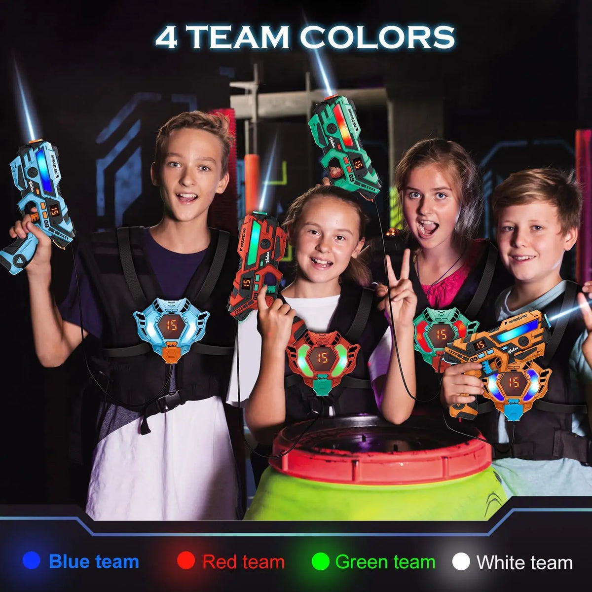 Real-Time Laser Tag Set for Kids Teens & Adults