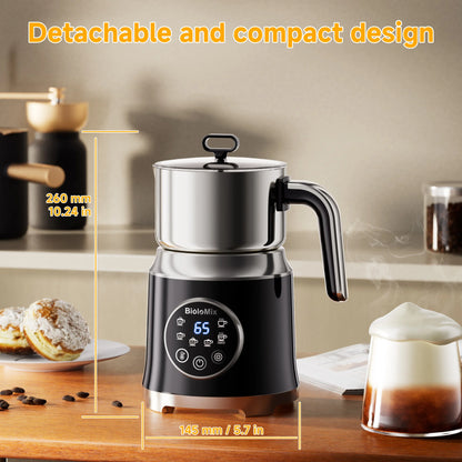 7in1 Electric Milk Frother Steamer Hot Cold Foam Maker