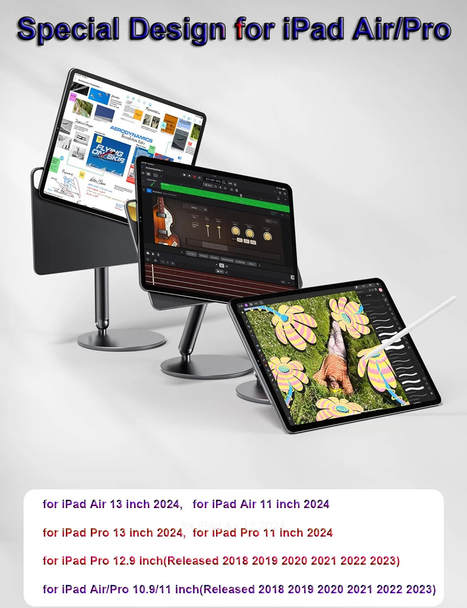 Compact iPad Pro 12.9 Stand Portable Stable Holder