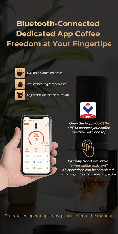Portable Wireless Electric Espresso Machine 51mm