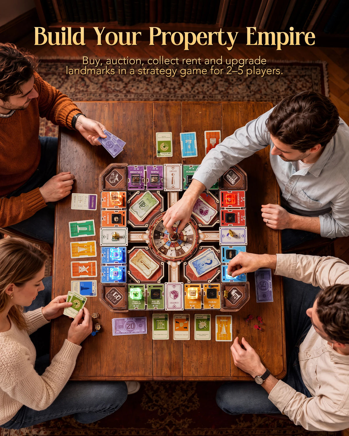 Buildable Strategy Board Game Mechanical Model Kit