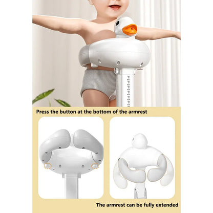 Children’s Adjustable Bath Stand with Safety Stool