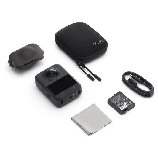 Portable 360 Degree Action Camera with 4K/120fps Mode