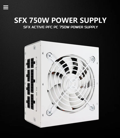 Compact 750W PCIe 5.0 Modular Power Supply for Small Cases