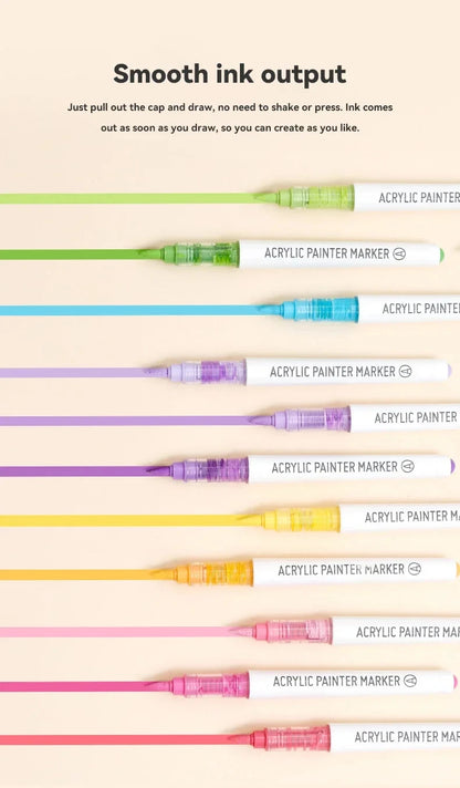 192 Color Acrylic Marker Set for DIY Art Graffiti