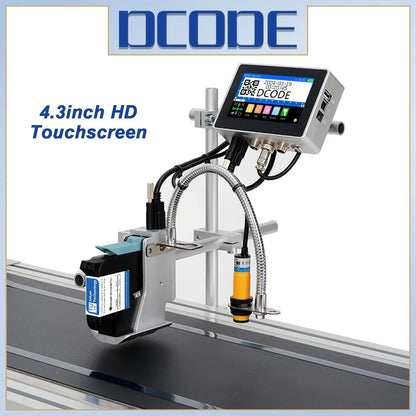 12.7mm Industrial Inkjet Printer with 4.3 Inch Screen and Ink