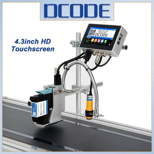 12.7mm Industrial Inkjet Printer with 4.3 Inch Screen and Ink
