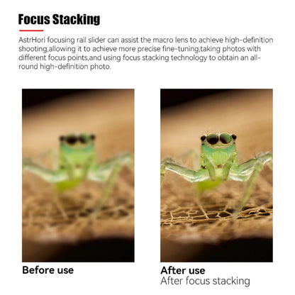 Adjustable Camera Rail Slider Desktop Macro Photography