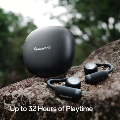 Open Ear Bluetooth 6.0 Sports Earbuds IPX5 ENC Black