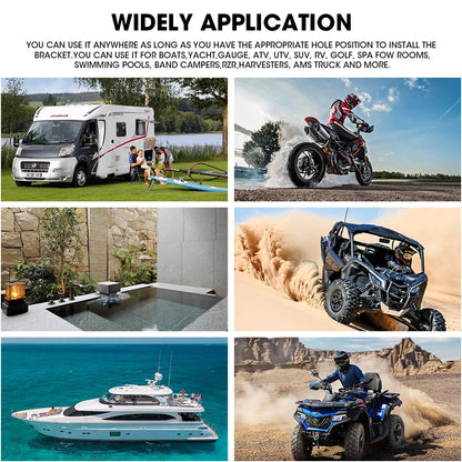 Waterproof 50RV with Cover for Outdoor Stereo Systems