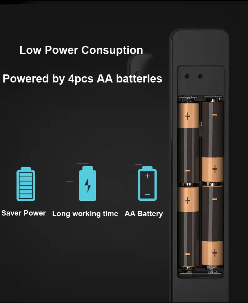 Waterproof Smart Sliding Door Lock Fingerprint Password App Control