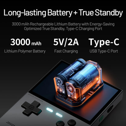 3.2 Inch IPS Retro Handheld Console 256GB 3000mAh Portable