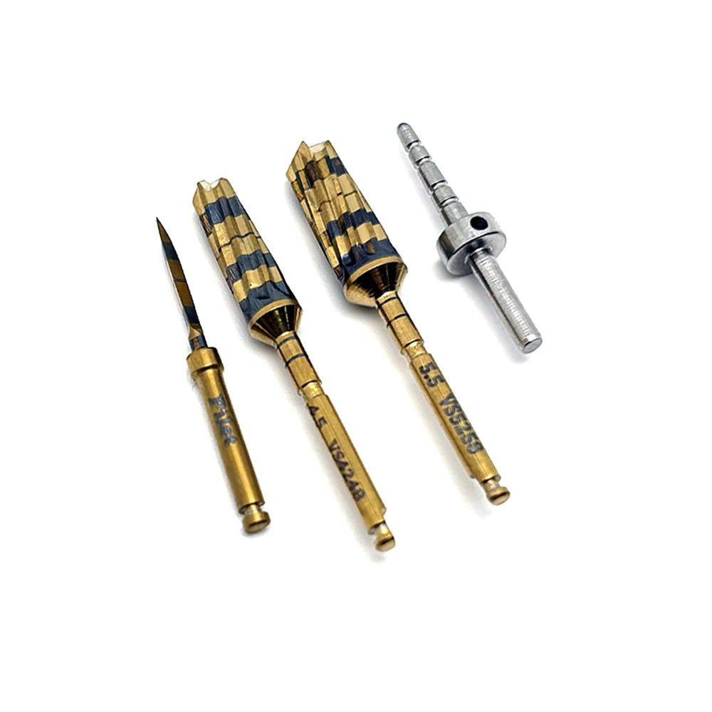 24PCS Dental Implant Surgical Kit with Osseodensification Drills