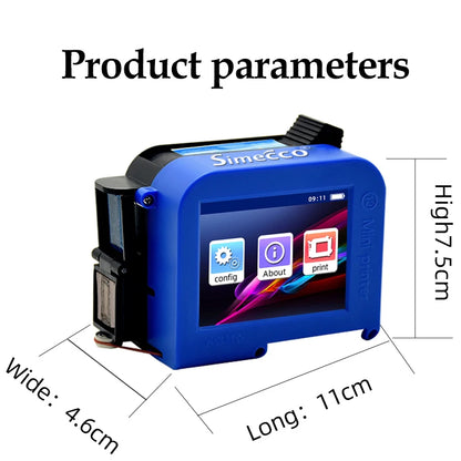 Portable Inkjet Label Printer for Packaging 2 Ink