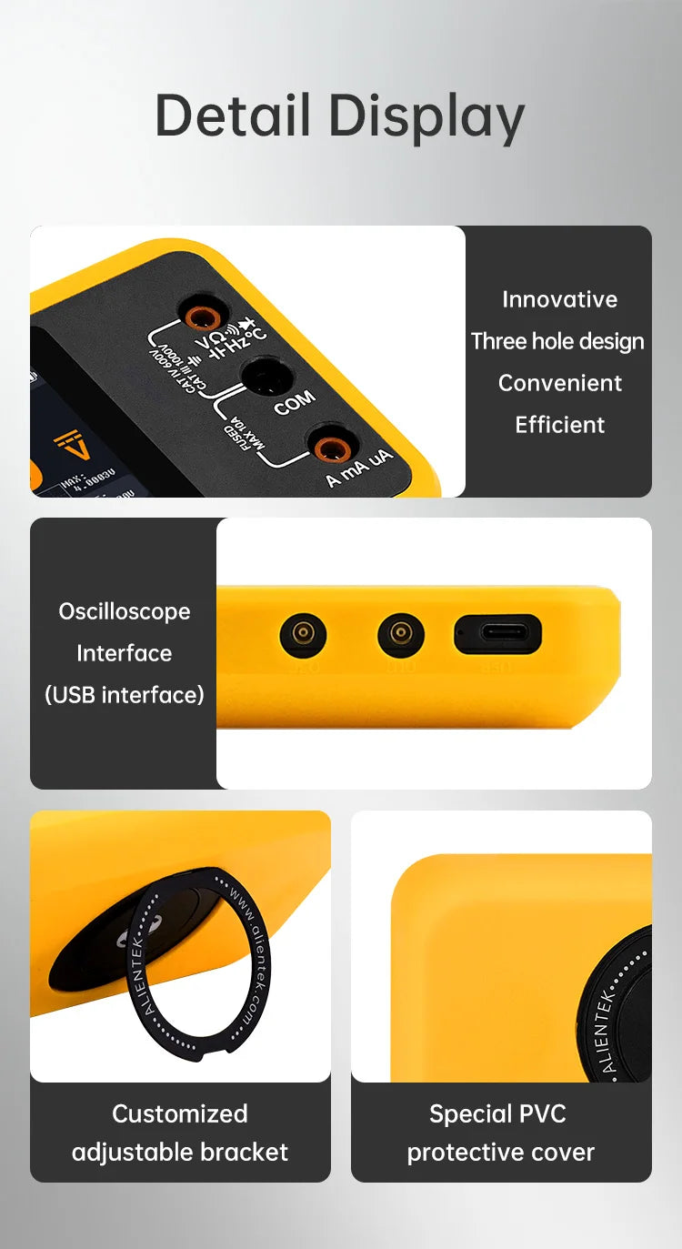 Compact Oscilloscope Multimeter for Automotive Diagnostics