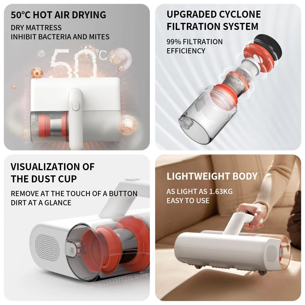 Xiaomi Mite Remover Vacuum Cleaner with UV Sterilisation and 12kPa Suction