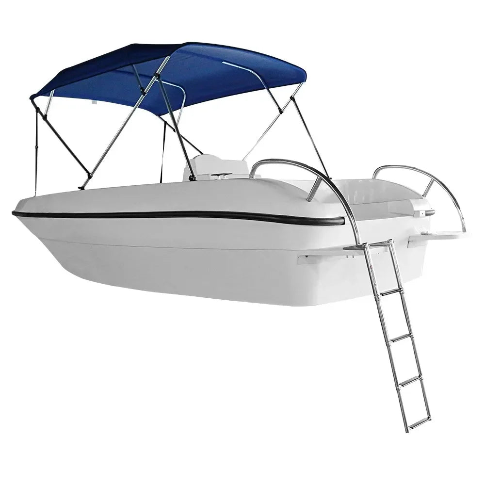 Marine Grade 4 Step Telescoping Ladder for Boats and Docks