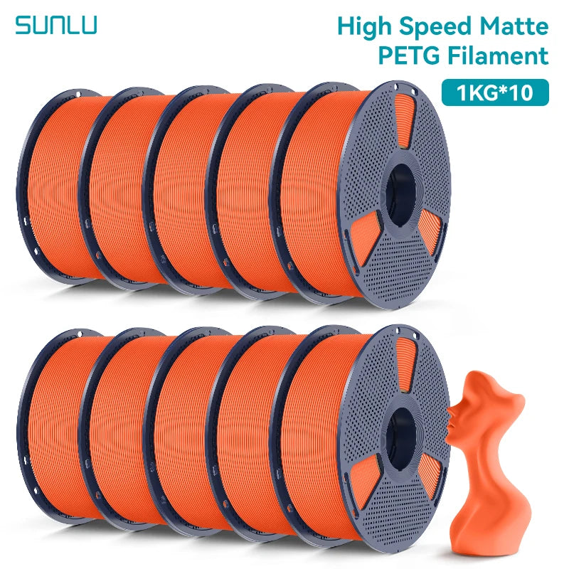 High Speed Matte PETG Filament 1.75mm 3D Printer 10KG