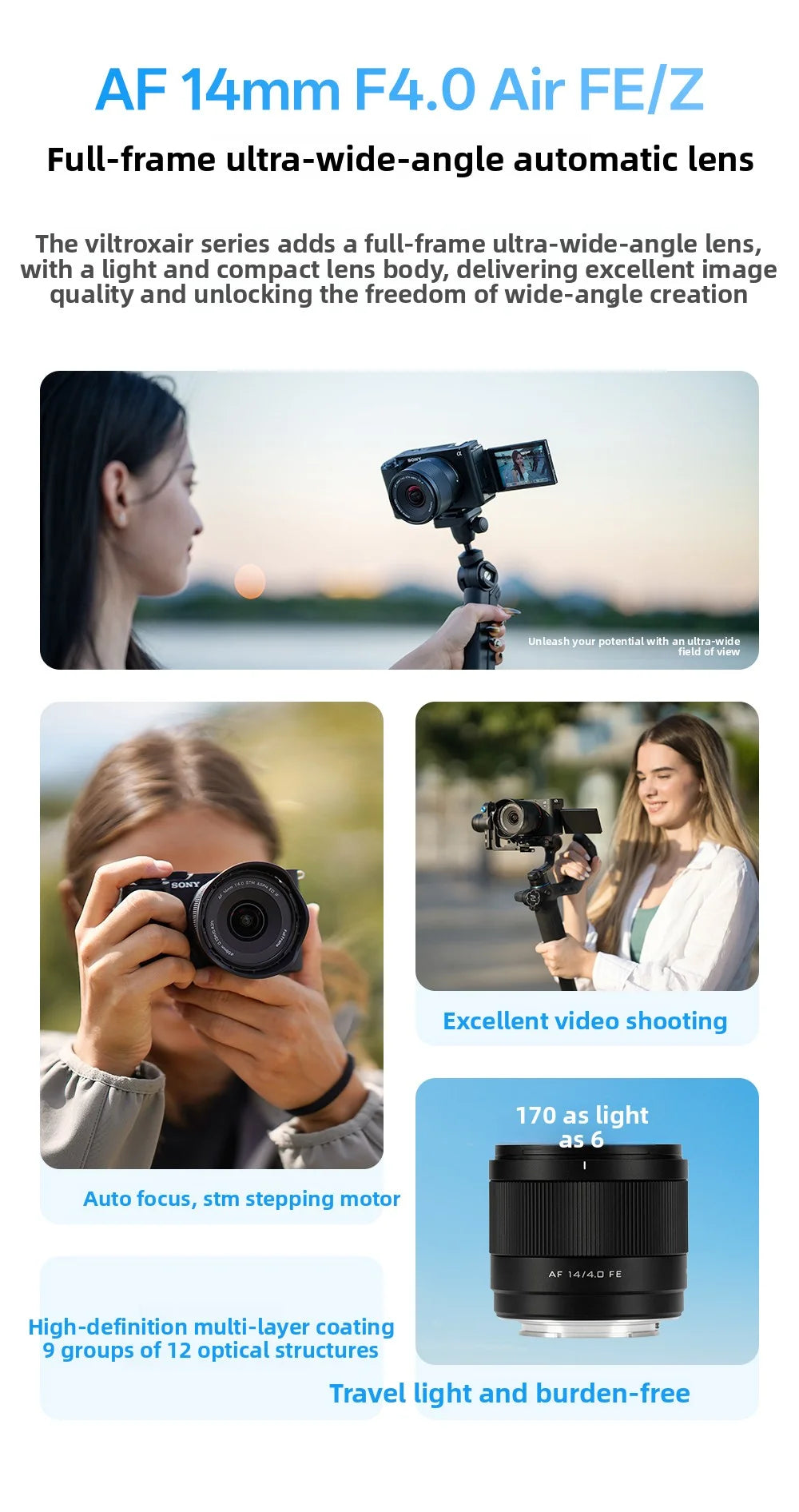 14mm F4.0 Full Frame Autofocus Lens for Nikon Z