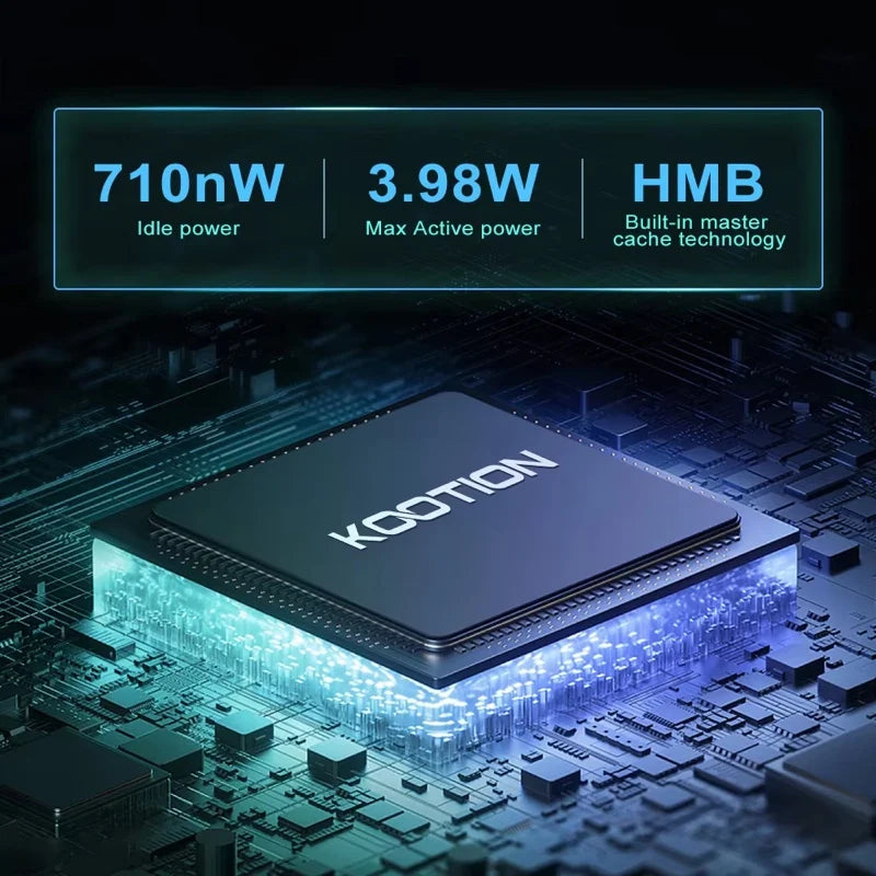 2TB NVMe M2 SSD PCIe 4.0 with 7400Mbps Speed